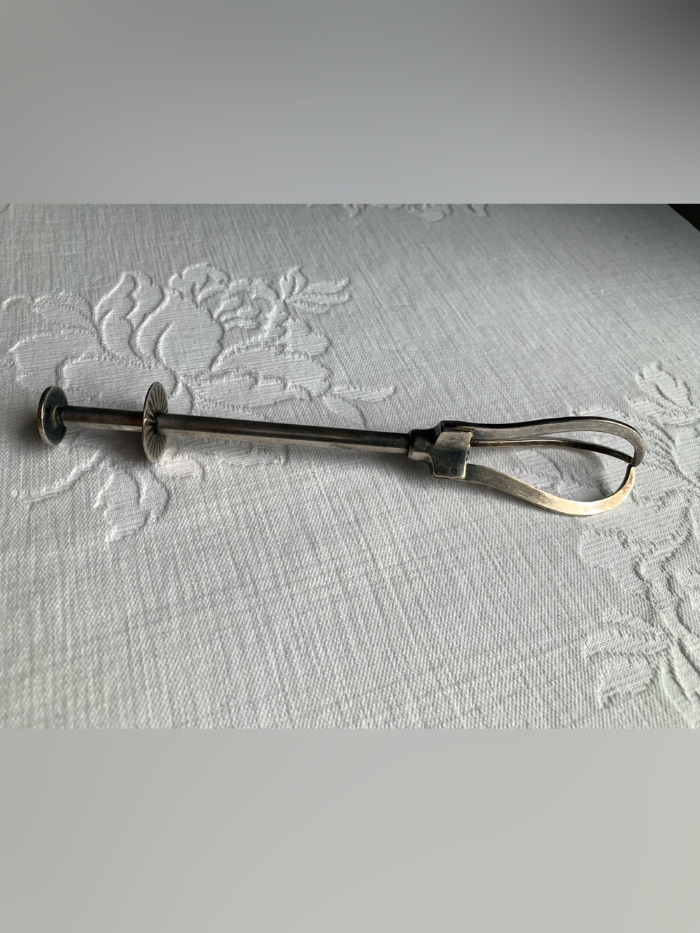 Vintage Grabber Tool Silver Metal